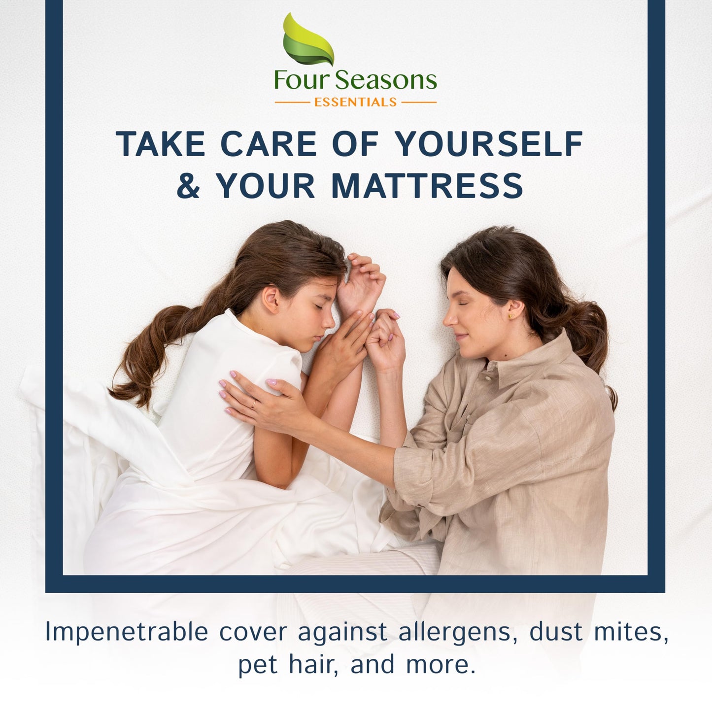 Super Deep Pocket Mattress Encasement - King - Zippered Bedbug Waterproof Protector for Very Deep Mattresses 20-24 inch Depth
