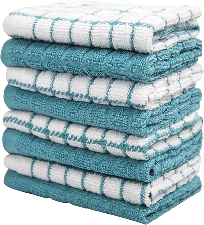 Bumble Dish Cloths | 12" x 12" | 100% Cotton Kitchen Towels | 405 GSM | Soft