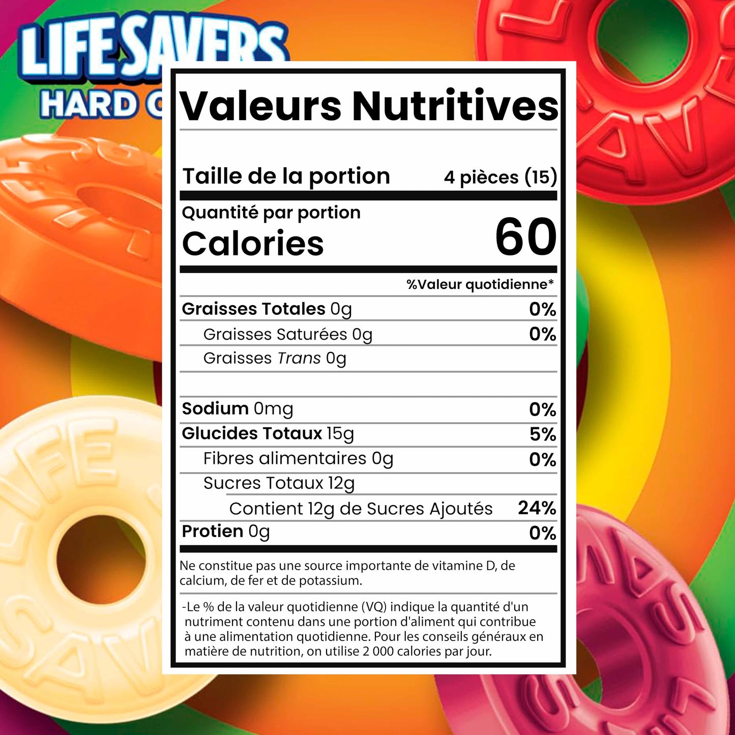 Lifesavrs 5 Flavors Fruit Candy - 2 Pounds Of Approx 240 Pieces Individually Wrapped - Bulk Lifesavrs Hard Candy - Cherry, Raspberry, Watermelon, Orange And Pineapple - Holiday Candy - Bulk Candy Individually Wrapped For Sharing with Family & Frineds - Pe