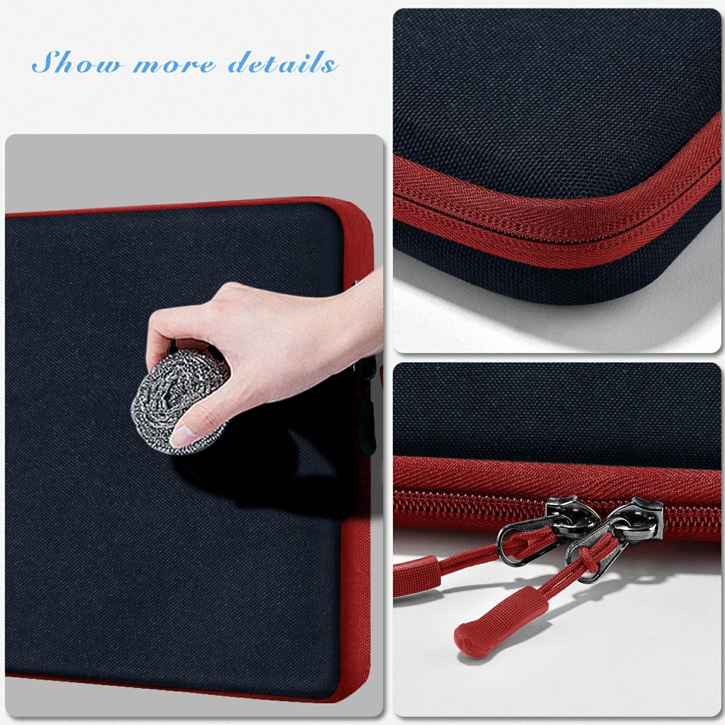 Laptop Case 15 15.6 16 Inch Sleeve Water Resistant Cover for MacBook Pro 16" & 15.4", Surface Book 2/1 15" and Most Popular 15"-16" HP Dell Asus Acer Razer MSI Notebooks,B02K02