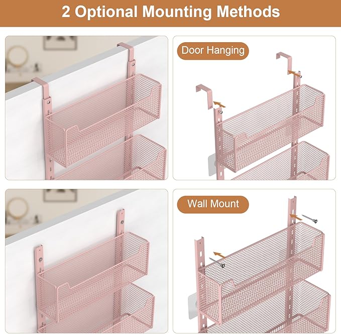 Over The Door Organizer, Metal Door Organizer Hanging