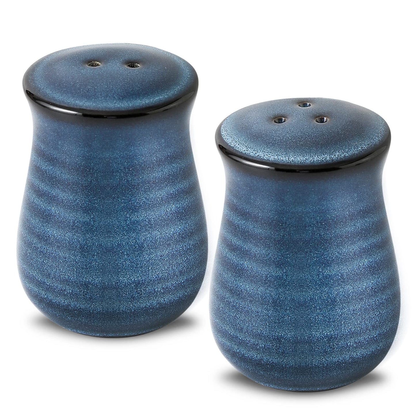 Tikooere Ceramic 3-Piece Set - Salt and Pepper Shakers Set, Cookie Jar with Lid