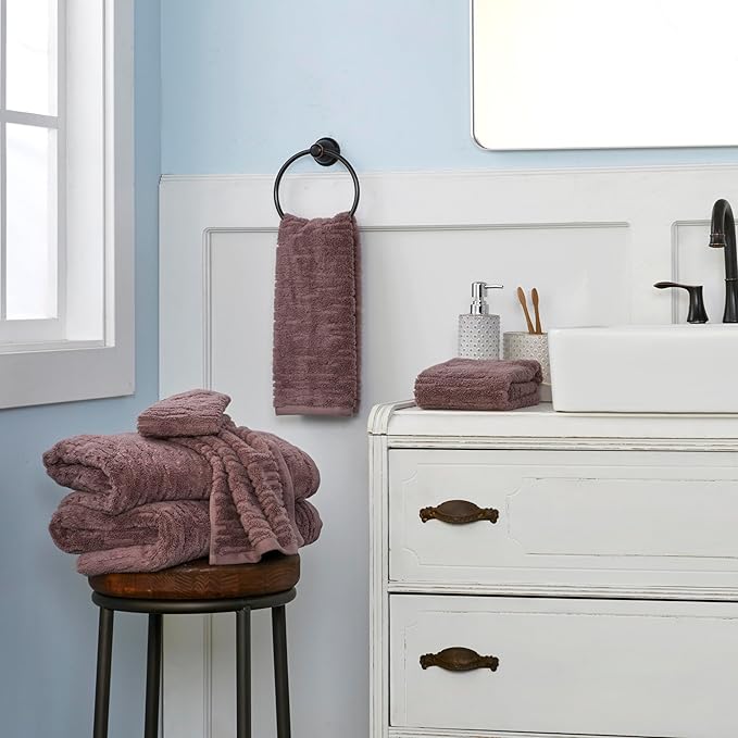 SKL Home CloudSoft Cotton Luxury 4 Pc Bath Towel Set