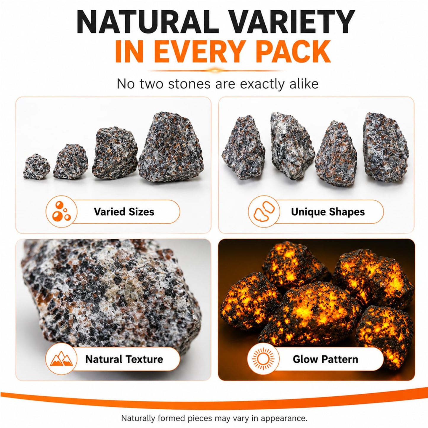 AZKRWFLM Yooperlite Rocks, 300g/0.67 lb UV Reactive Fluorescent Minerals, Natural Raw Rough Stones, Glows Under 365nm UV Light, Unpolished Rocks for Rock Tumbler, Tumbling & Fountain Decor