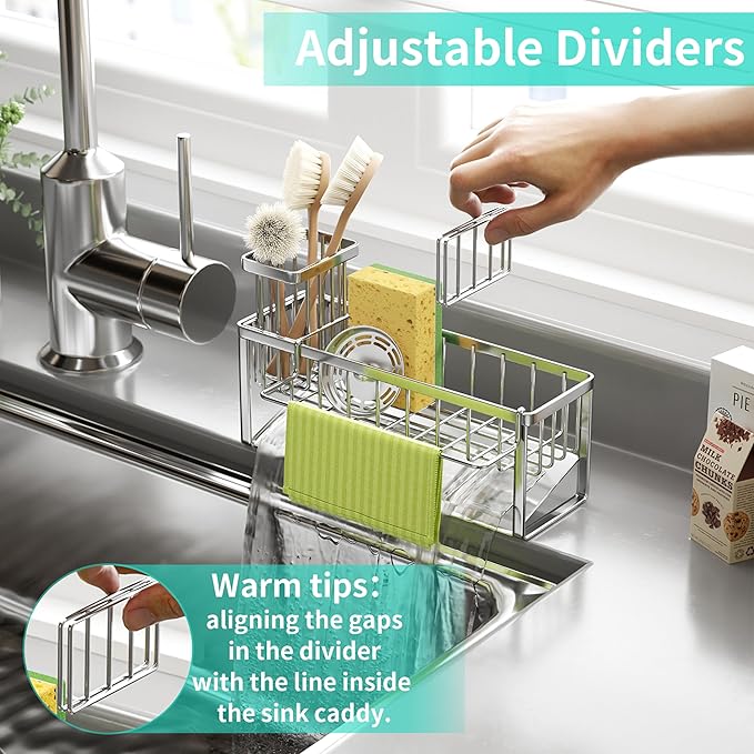 HapiRm Sponge Holder for Kitchen Sink
