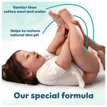Pampers Harmonie Aqua Baby Wipes Plastic Free 9 Packs of 48 Wipes, 432 Baby Wet Wipes, Help restore natural skin pH, Delicate lotion with 99 percent water