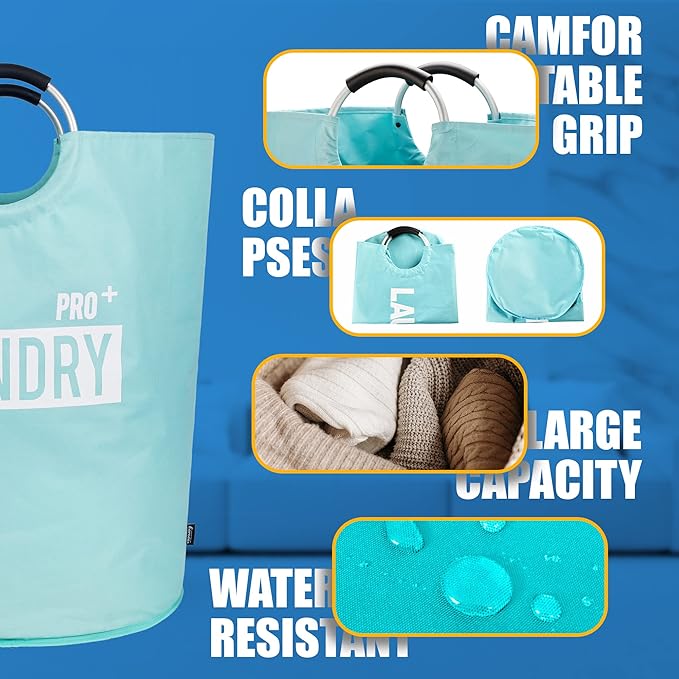 Caroeas Super Large 150L Laundry Hamper Pro, Waterproof Laundry Basket