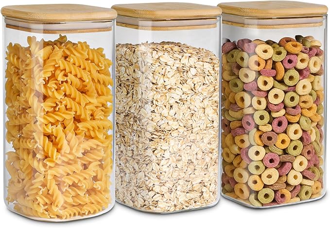 ComSaf Airtight Glass Storage Canister