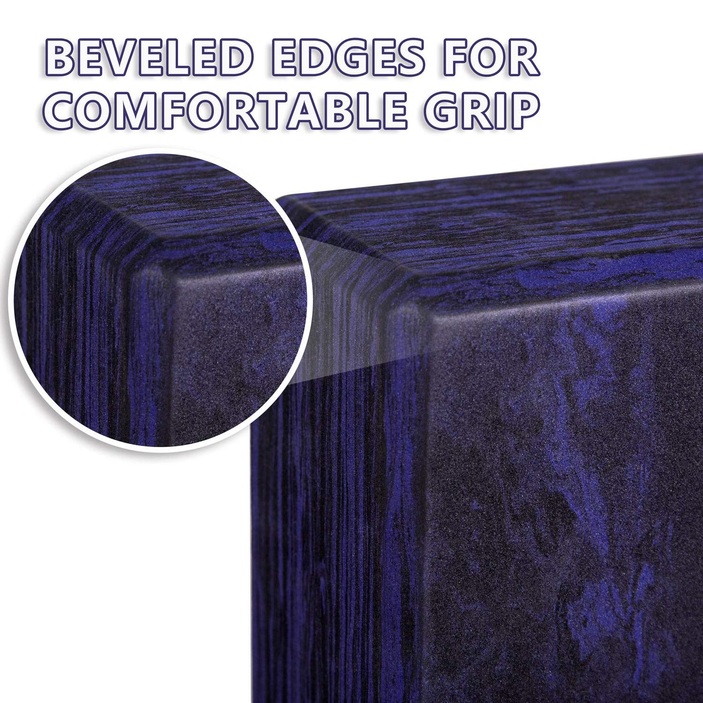 Ewedoos Yoga Blocks 2 Pack Eco Friendly Yoga Block High-Density Non-Slip Yoga Block Set for Yoga Pilates