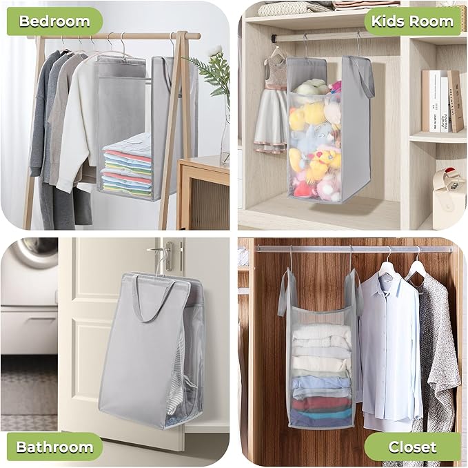 FENTEC Fentec Hanging Laundry Hamper, Hanging Laundry Basket, Slim Laundry