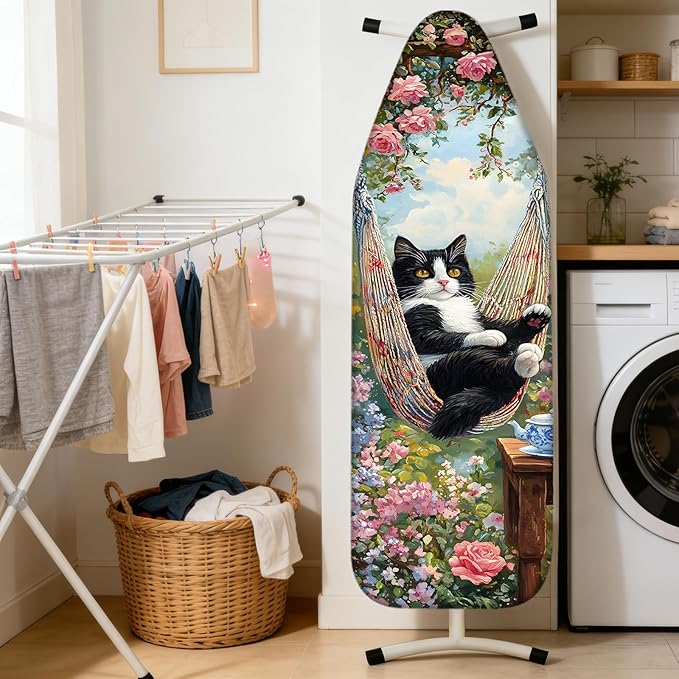 Nuxovilar Ironing Board Cover Needle Cotton 15x54 Inches | Ironing Board Cover