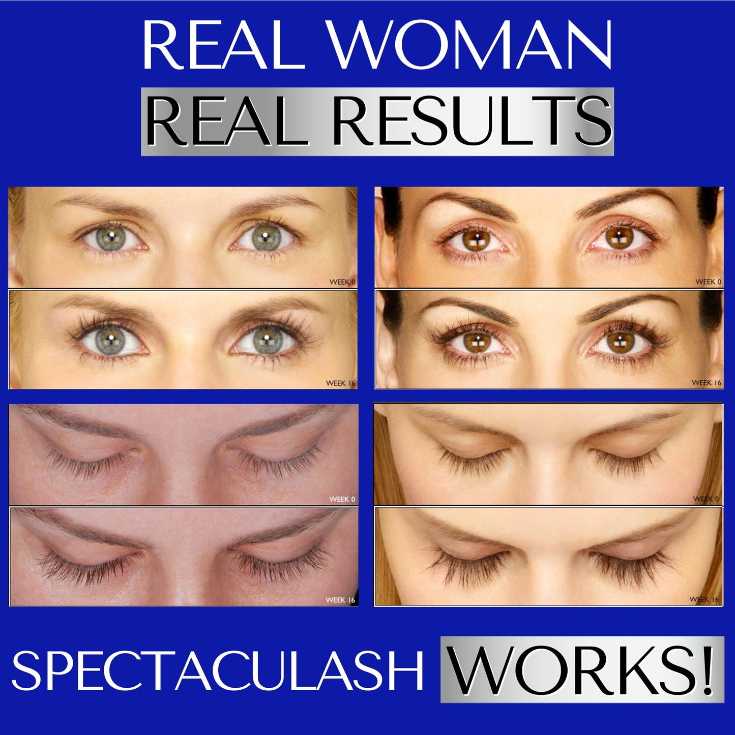 AWARD-WINNING LASH SERUM - SPECTACULASH Eyelash Serum for Growth and Thickness - Rapid Lash Eyelash Growth - Advanced Peptide Formula - Grow Longer, Fuller, Natural Lashes in 60 DAYS - by DERMAWORKS