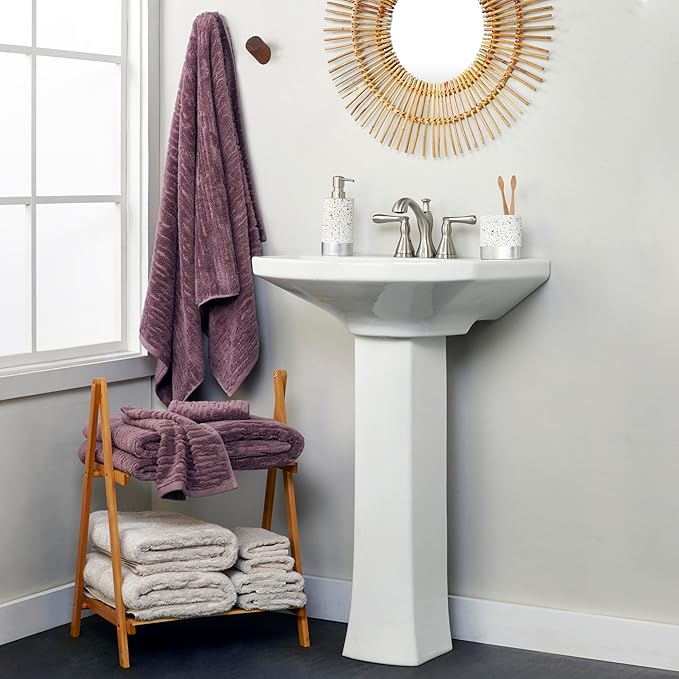 SKL Home CloudSoft Cotton Luxury 4 Pc Bath Towel Set