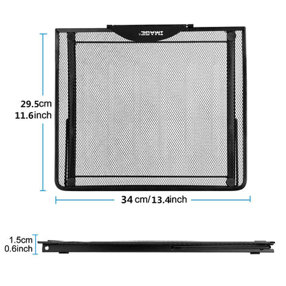 IMAGE Laptop Stand, A3 Large Version Foldable Portable Ventilated Desktop Laptop Stand Holder, Adjustable 12 Angle Points Stand, Compatible with 10" ~ 17" Notebooks, LED Light Box Pad