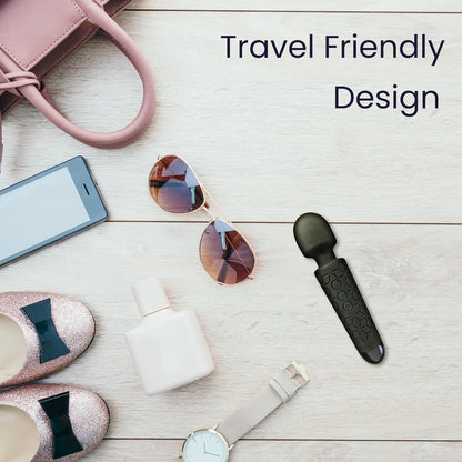Yarosi Micro Personal Massage Wand Smallest Strongest Handheld Cordless Massager, Strong Powerful Compact Perfect For Travel, Magic Stress Away, All Body Back Legs Hand Pains Sports Recovery