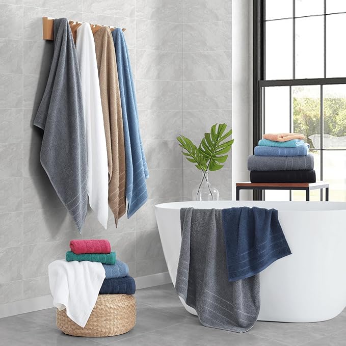 Casa Platino 100% Cotton Bathroom Towel Set