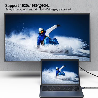 BENFEI Mini DisplayPort to HDMI 10 Feet Cable [4K@30Hz, Aluminum Shell, Nylon Braided] Compatible with MacBook Air/Pro, Microsoft Surface Pro/Dock, Monitor, Projector and More