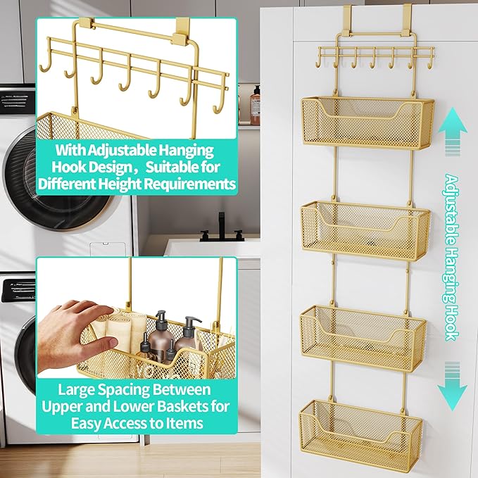 HapiRm Over The Door Organizer
