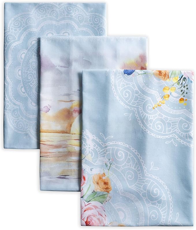 Maison d' Hermine Kitchen Towels Set of 3 100% Cotton 27.50" x 20" Reusable