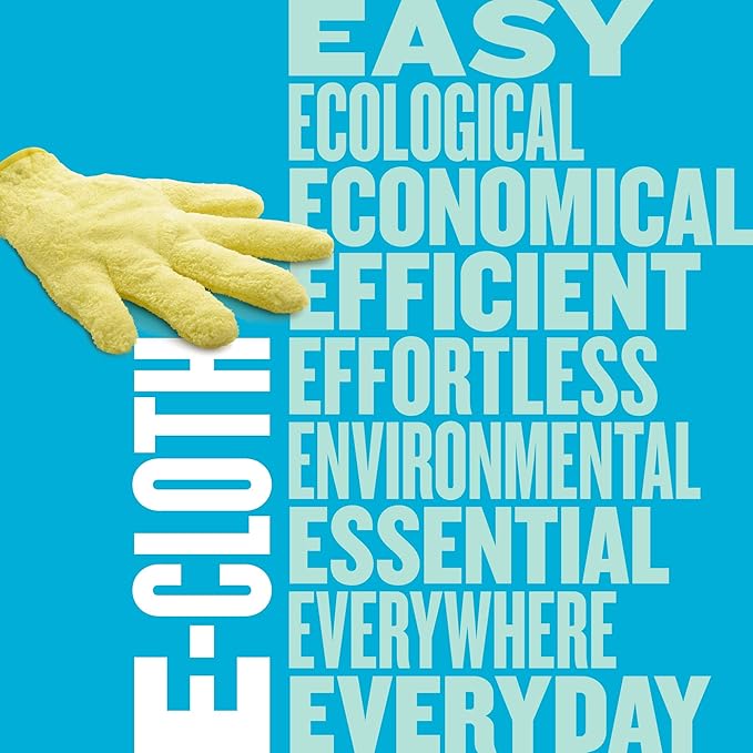 E-Cloth High Performance Dusting Glove, Microfiber Cleaning Cloth, Traps Dust