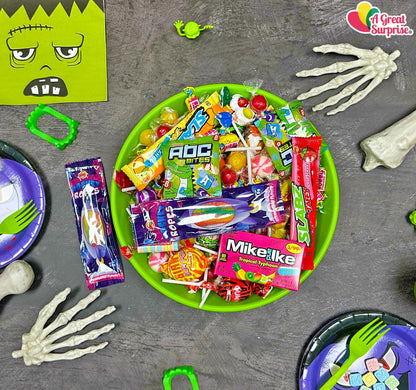 Halloween Bulk Party Mix - 8 Pounds - Variety Parade Candies - Piñata Candies - Individually Wrapped Candy - Assorted Candy