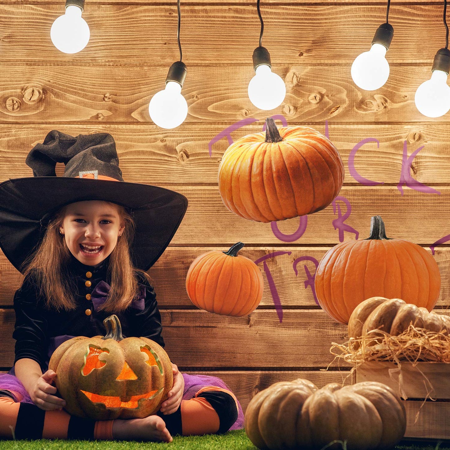 35 Pieces Large Pumpkin Cutouts Decoration Pumpkin Shape Cutouts for Fall Classroom Decor and Teacher Supplies Celebrations Halloween Thanksgiving Day Party Supply, 7 Designs