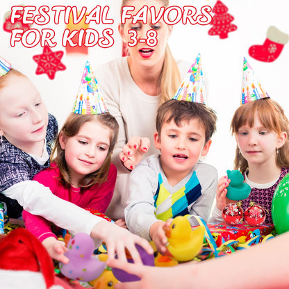 100 Pack Rubber Ducks in Bulk, Assorted Ducks for Jeeps Ducking, Mini Rubber Duckies for Baby Bath Toys, Kids Bath Pool Toys Birthday Gifts Party Favors