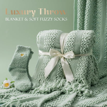 Birthday Gifts for Women, 11 Pcs Sage Green Self Care Package Get Well Soon Gift Baskets, Inspirational Thinking of You Thank You Gift with Bath Spa Gift Set - Unique Gifts for Women