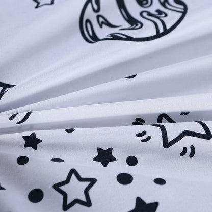 MAG 3 Pcs Space Sheets Twin,White Based Galaxy Planets Sheet Set,Super Soft Microfiber,for Kids Teens Boys Girls and Space Galaxy Lovers with 1 Fitted Sheet 14'' Deep Pocket and 2 Pillowcases.