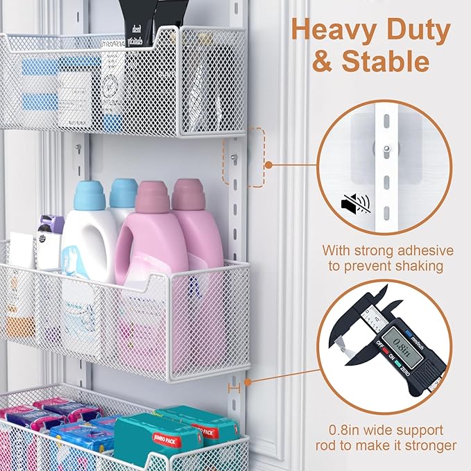 Over The Door Organizer, Metal Door Organizer Hanging