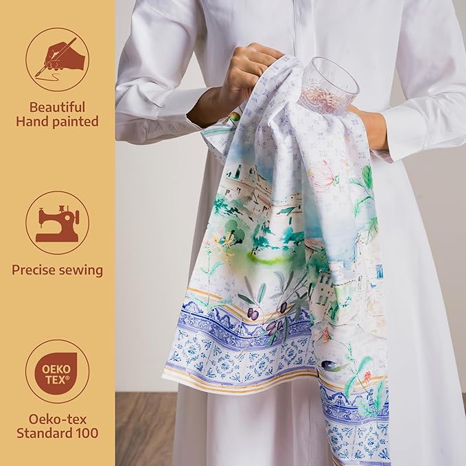 Maison d' Hermine Kitchen Towel 100% Combed Cotton Premium Set of 3