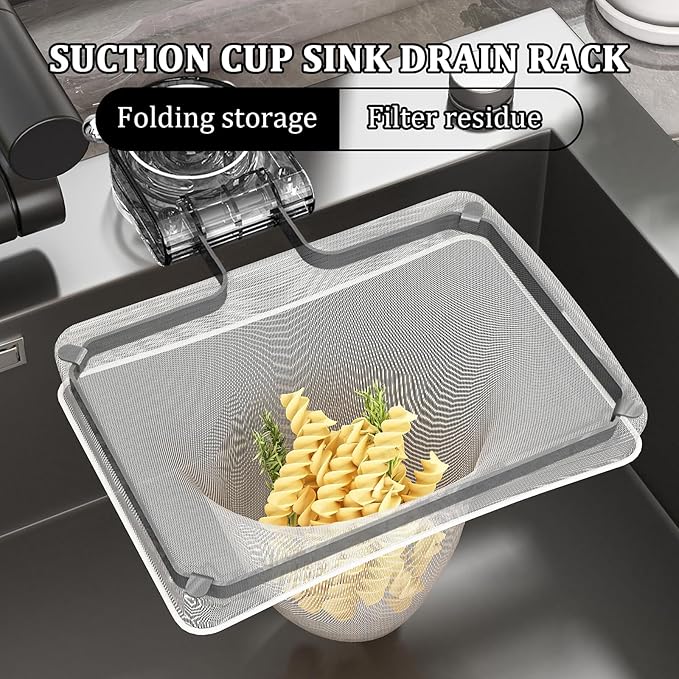 Kitchen Sink Strainer with 100 PCS Filter Mesh Bag, Food Waste Filter Basket