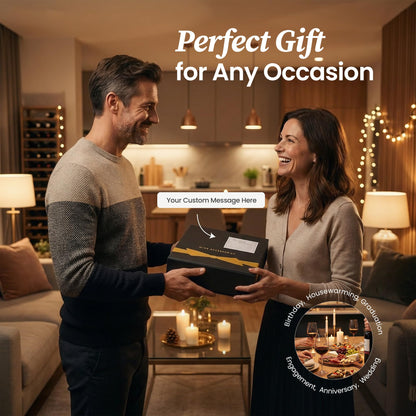 Electric Wine Opener Gift Set — Rechargeable All-in-One Wine Accessories Kit with Automatic Bottle Opener, Foil Cutter, Vacuum Stopper, Aerator & Dispenser — Best Wine Lover Gifts for Women & Men