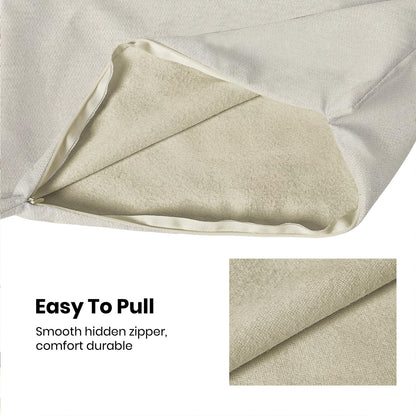 CXMEIFLY Christmas Pillow Covers 18x18 Inch Set of 2 Red Cream Christmas Tree Snowflakes Decor Throw Pillows Winter Xmas Holiday Outdoor Cushion Cases for Couch Bed Decorations