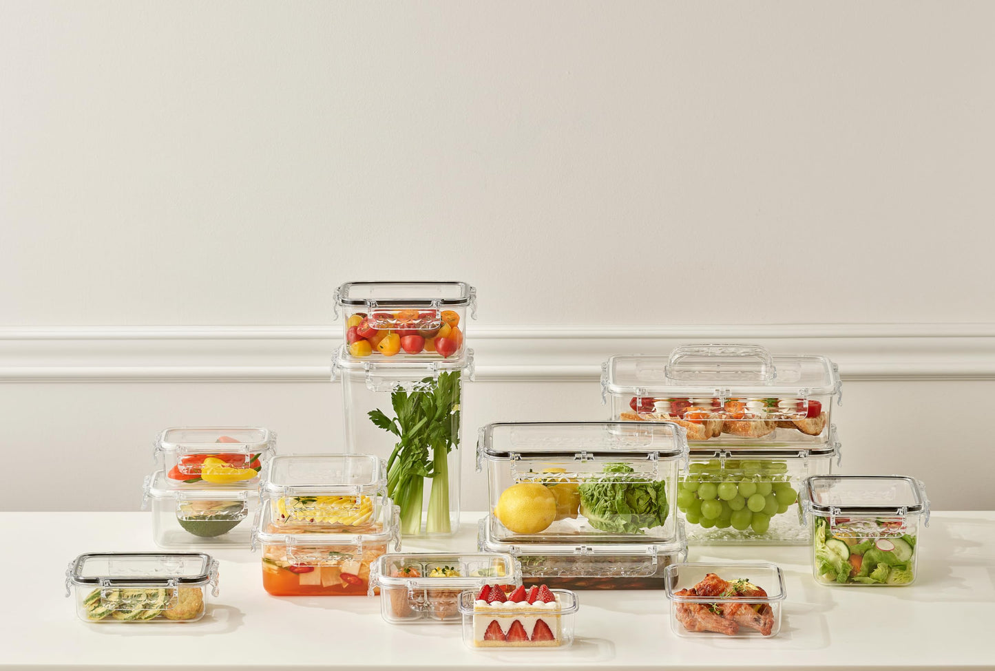 gotman Airtight Food Storage Container with Lid (50.7oz) Leak-Proof Lunch Box | BPA-Free | Meal Prep | Microwave, Freezer and Dishwasher Safe | Kitchen Fridge Organizer Boxes | Fresher Food