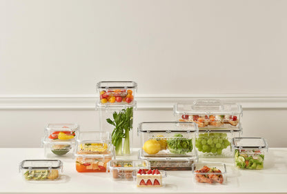 gotman Airtight Food Storage Container with Lid (50.7oz) Leak-Proof Lunch Box | BPA-Free | Meal Prep | Microwave, Freezer and Dishwasher Safe | Kitchen Fridge Organizer Boxes | Fresher Food