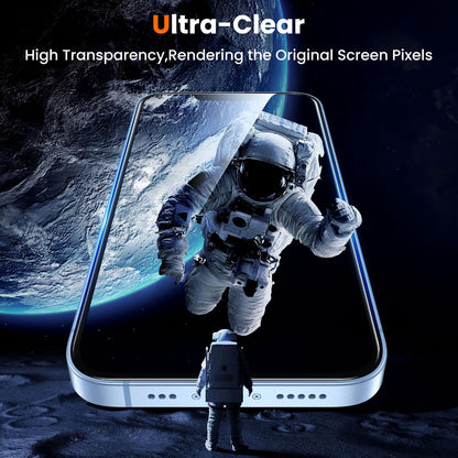 UniqueMe for iPhone 16 Pro Screen Protector - [Military Grade Shatterproof & 9H+ Hardness] Screen Protector 16 Pro Tempered Glass Full Coverage Protection, Easy Installation, 2 Packs