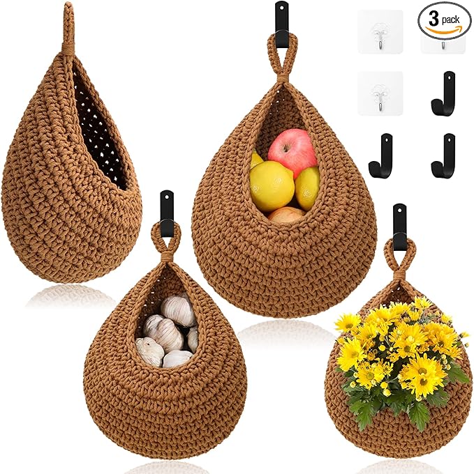 Hanging Fruit Baskets for Kitchen