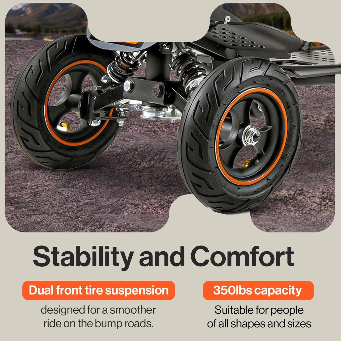 SuperHandy Mobility Scooter Explorer – 4 Wheels & GoRise FS Electric Floor to Stand Lift, 500 Lbs Capacity, Standing Assistance [Bundle Deal]