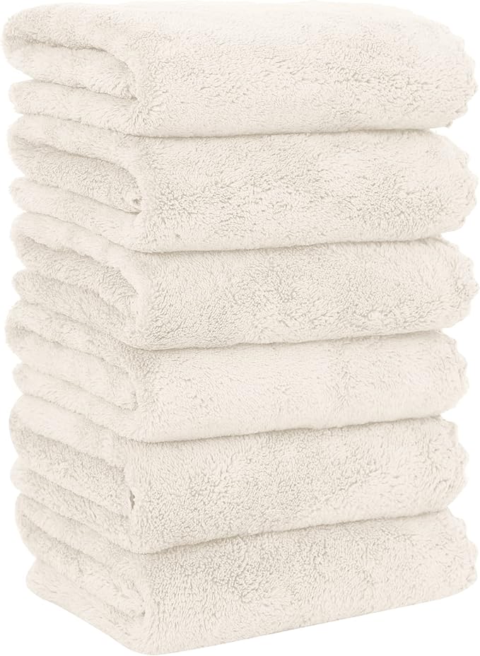 MOONQUEEN 6 Pack Premium Hand Towels