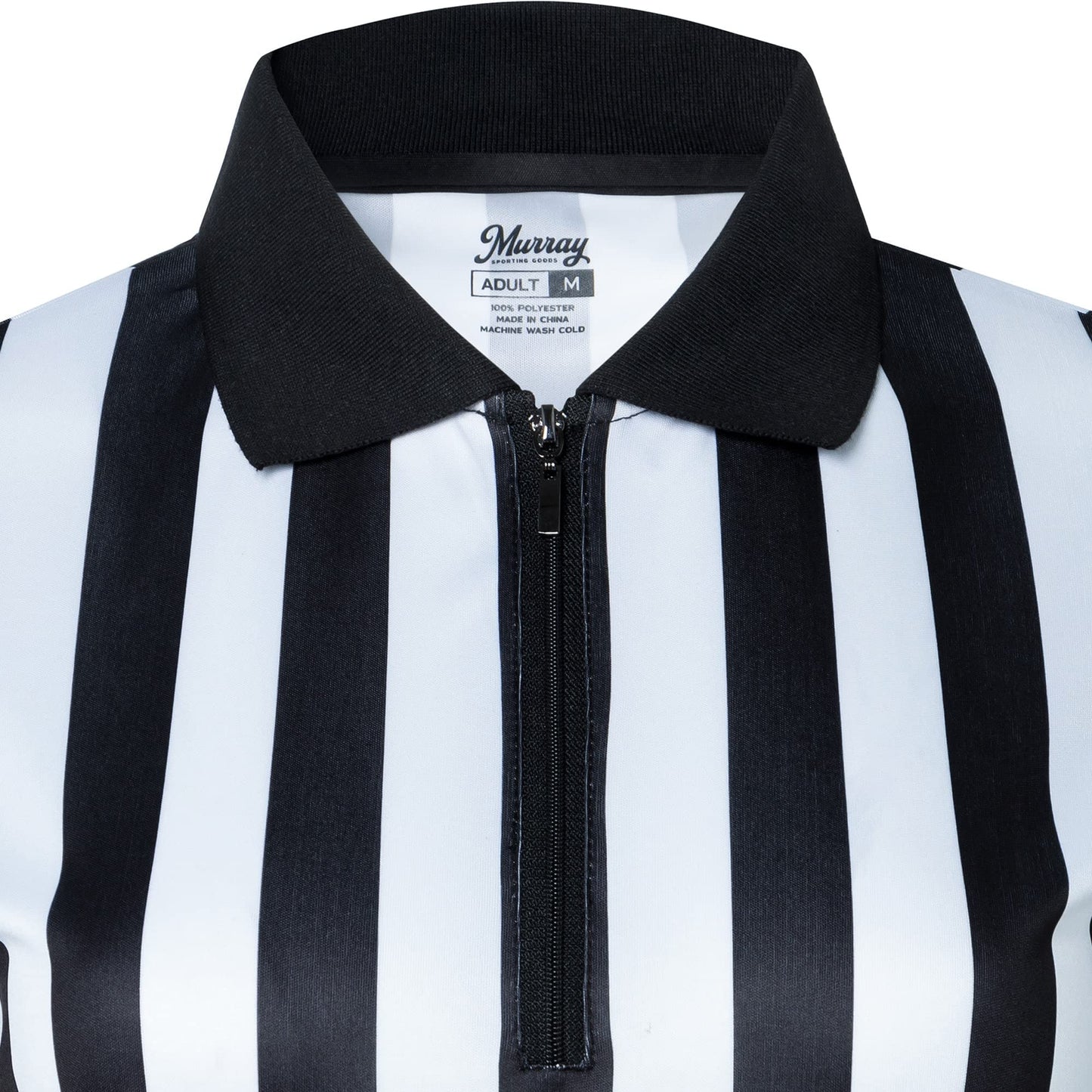 Murray Sporting Goods Women's Collared Referee Shirt | Women's Officials Jersey, Halloween Costume, or Waitress Uniform (X-Small)