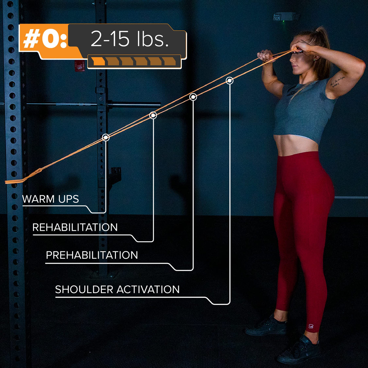 SERIOUS STEEL FITNESS Assisted 41" Pull-Up Band, Resistance & Stretching, Powerlifting & Pull-ups (#0 Orange - Single Band)