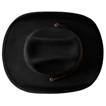 Spooktacular Creations Unisex Western Cowboy Hat, Black Cowboy Hat, Halloween Costume Accessory for Adults and Kids Cosplay Themed Party and Photo-props