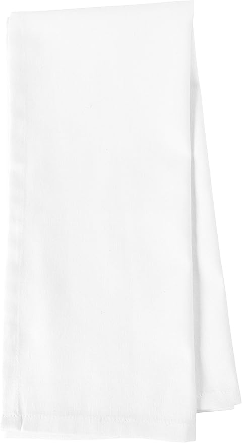 KAF Home White Kitchen Towels, 10 Pack, 100% Cotton