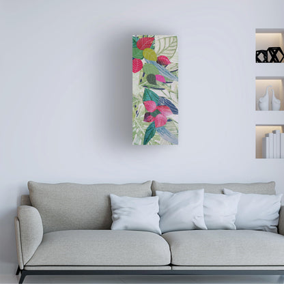 Trademark Fine Art Canvas Wall Art - Coco Good 'Bougainvilla II' Wall Art for Living Room, Bedroom, or Office Décor