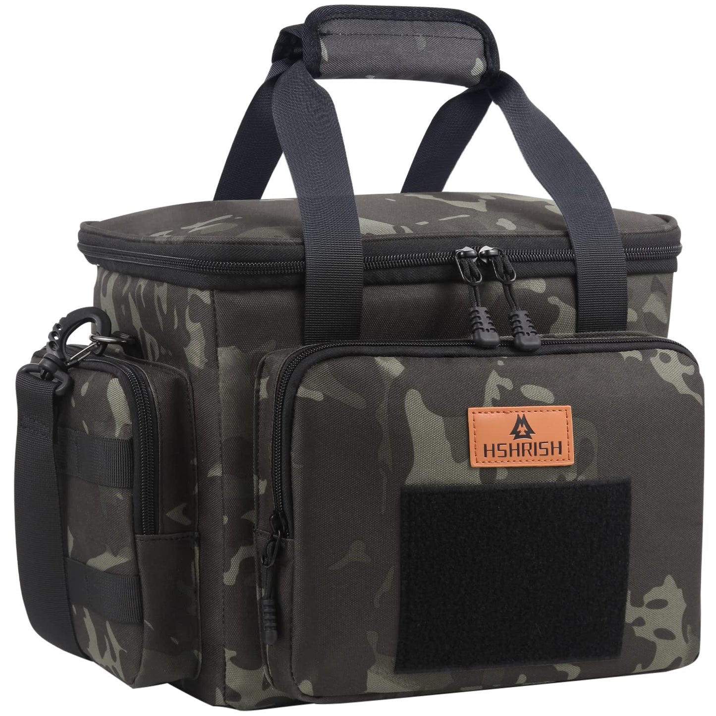 Lunch Bag for Men, Tactical Cooler Bag, Reusable Waterproof Leakproof Insulated Lunch Box for Adults Men Work Picnic Outdoor Day trips Camping, 12L Camo HSHRISH