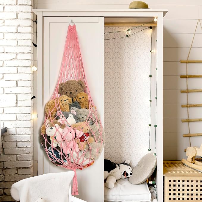 Stuffed Animal Net or Hammock Corner Hanging Net