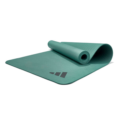 adidas Premium Yoga Mat, Firm-Density Workout Mat, 5 mm