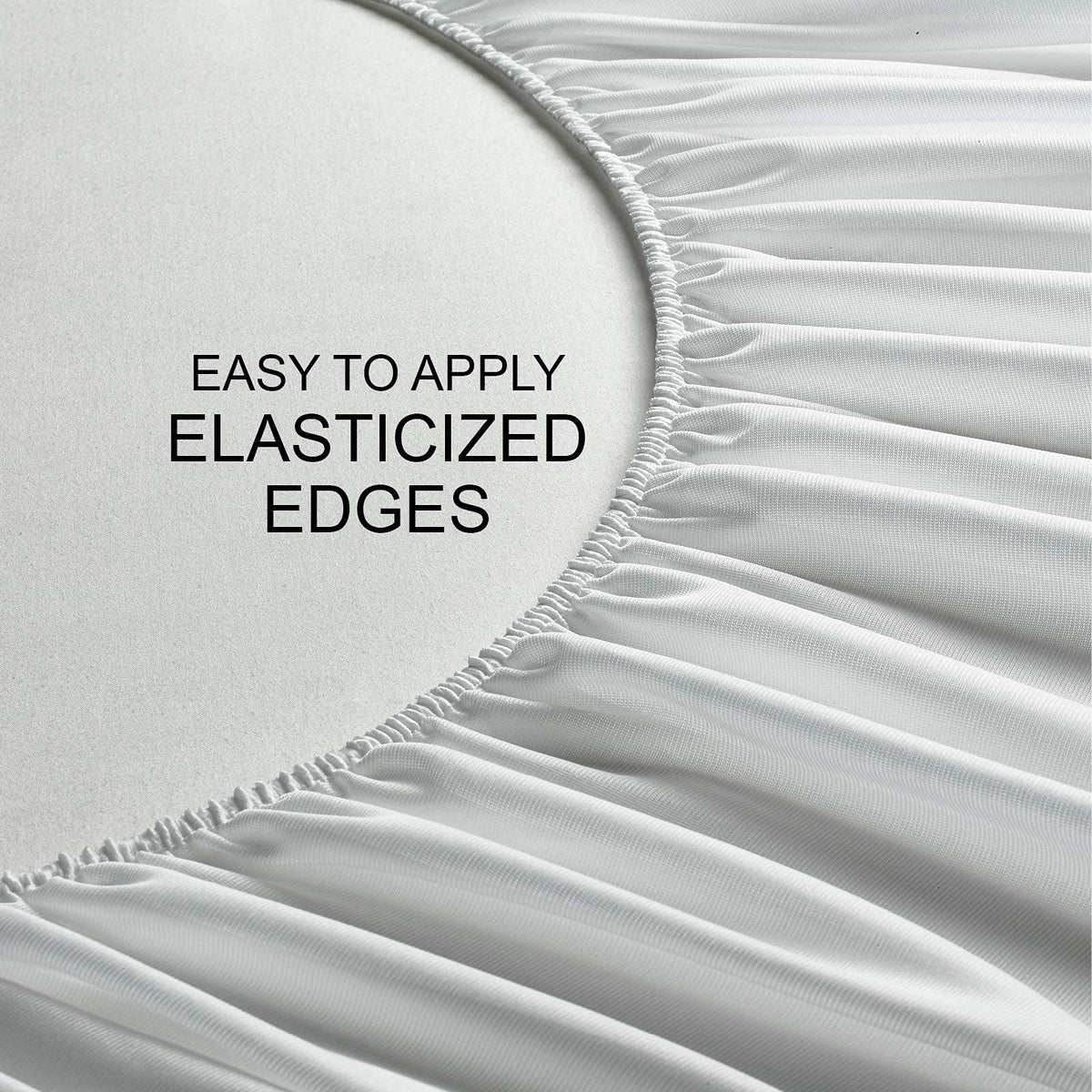 King Mattress Protector by PURE BAMBOO, Waterproof - Viscose Derived from Bamboo, Breathable, Noiseless Mattress Cover Protects Against Moisture, Spills, Stains (King)