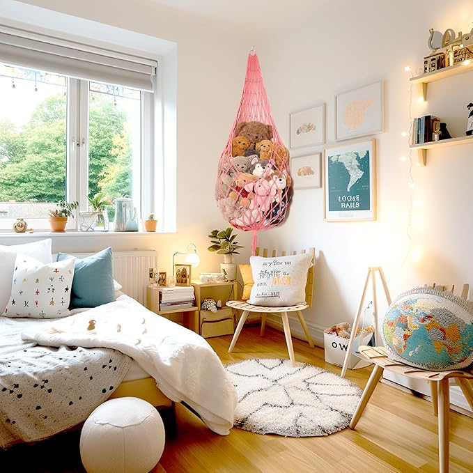 Stuffed Animal Net or Hammock Corner Hanging Net